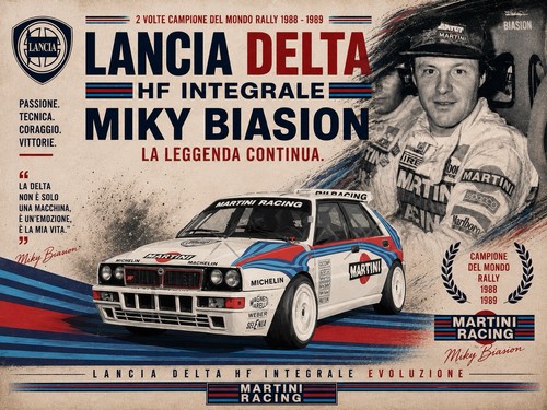Lancia delta evoluzione - lancia, hf