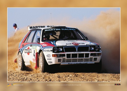 Poster lancia delta - lancia,