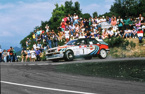 Lancia delta poster auto - lancia, hf